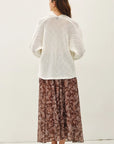 Farren Flowy Paisley Maxi Skirt