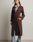 Double Pocket Belted Trench Coat