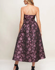 Kaile Jacquard Woven Midi Dress