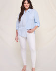 Dani Cotton Blend Button Up - Plus Size
