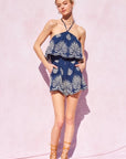 Caroline Cotton Embroidery Romper