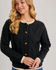 Bonnie Cable Knit Cardigan