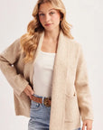 April Oversized Open Cardigan