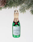 Holiday Cheer Champagne Boxed Glass Ornament