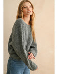 Renae Twisted Sweater Top