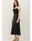 Sabine Suede Feel Midi Skirt