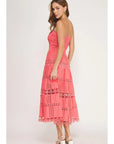 Bellagio Eyelet Lace Midi Dress
