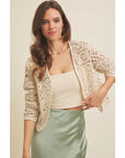 Emery Crochet Cardigan