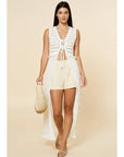 Alanna Crochet Sleeveless Duster Top