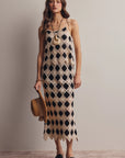 Talia Crochet Midi Skirt
