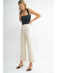 Cargo Pocket Wide Leg Denim