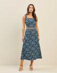 Daniella Denim Top & Skirt Set