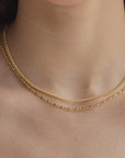 Double Barrel Necklace