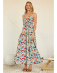 Felicia Floral Print Maxi Dress