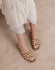 Rachel Raffia Slide