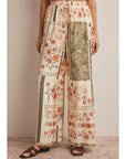 Amara Floral Wide-Leg Pants