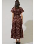 Gabby Floral Poplin Maxi Dress