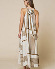 Gianna Geo Halter Maxi Dress