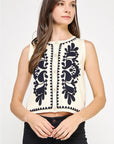 Giana Embroidered Vest