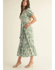 Betty Floral Printed Midi Dress