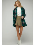 Martha Plaid Jacket - Plus Size
