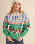 Karla Geometric Pullover