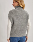 Turtleneck Knit Sweater Vest