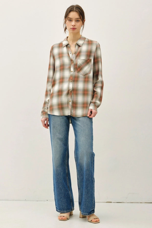Marty Plaid Longsleeve Button Up Shirt