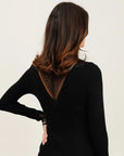 Lena Lace High-Neck Top