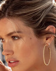 Bryn Beaded Hoops