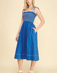 Silvia Smocking Midi Dress