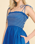 Silvia Smocking Midi Dress