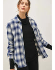 Veronica Vintage Plaid Button Up Shirt