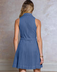 Eden Eyelet Sleeveless Mini Dress