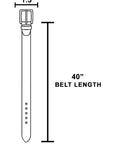 Studedd Intricate Western Buckle Belt