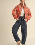 Aria Puff Bomber Jacket