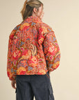 Aria Puff Bomber Jacket