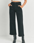 Cargo Pocket Wide Leg Denim