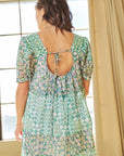 Joan Puff Sleeve Tiered Maxi Dress - Plus Size