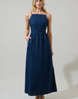Jana Pleated Maxi Dress