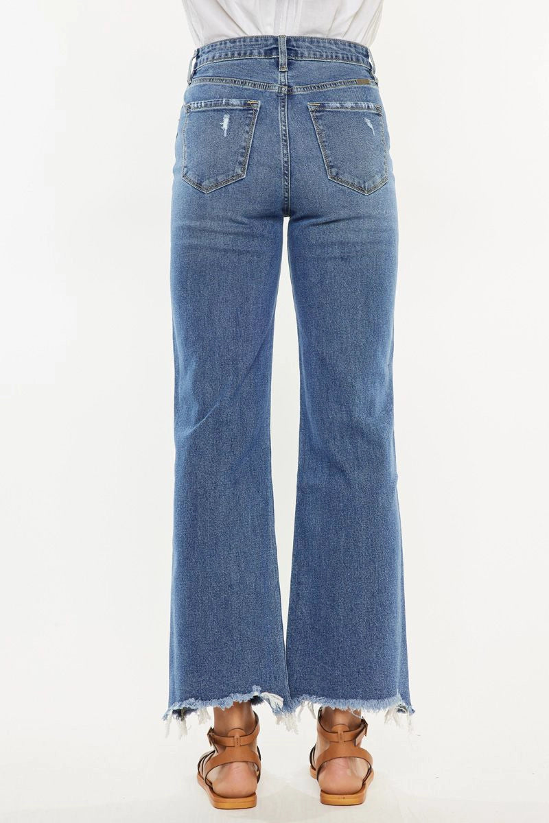 High Rise Wide Leg Denim