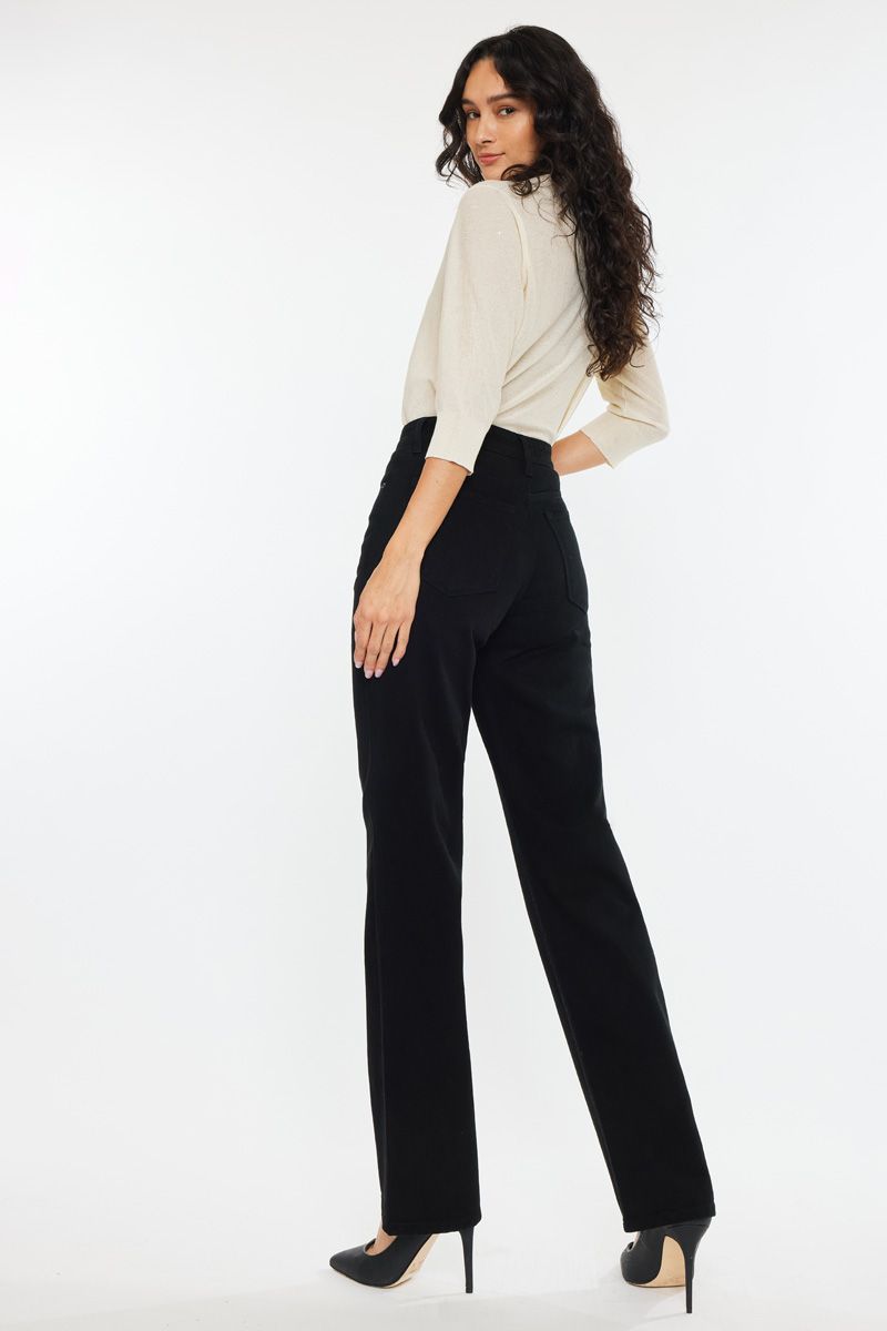 High Rise Straight Denim