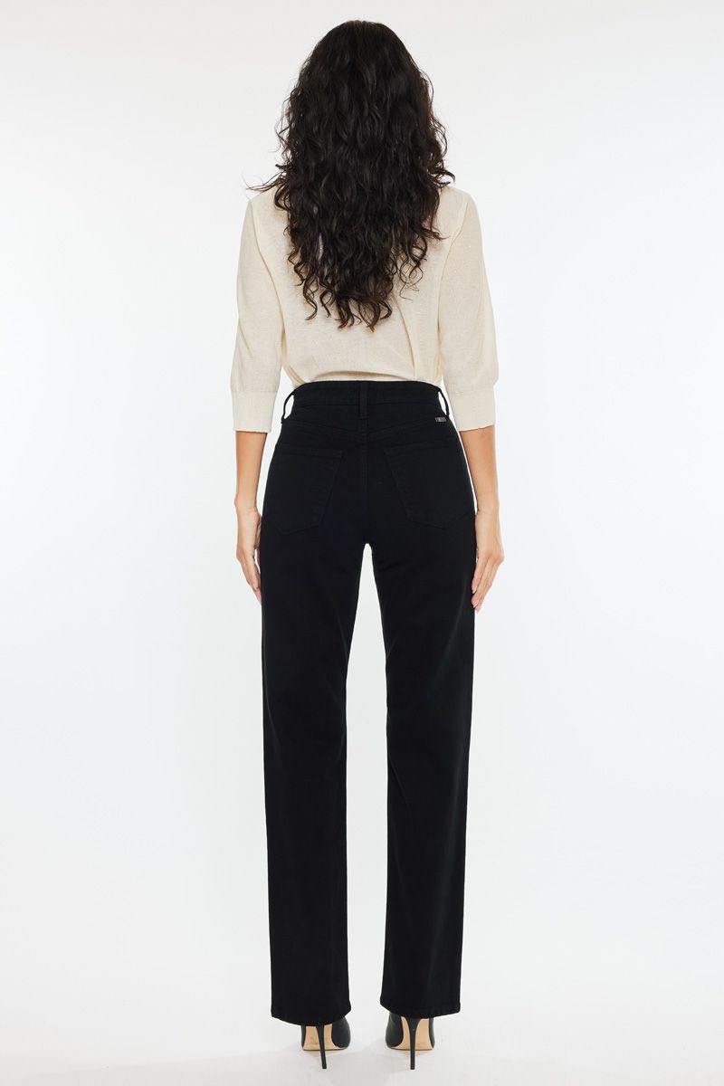 High Rise Straight Denim