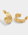 Cleyo Waterproof Gold Hoop Earrings - Katie Loxton