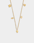 Boheme Waterproof Gold Charm Necklace - Katie Loxton