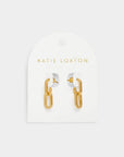 Arabella Waterproof Gold Hoop Earrings - Katie Loxton