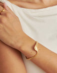 Marina Wave Bangle - Katie Loxton