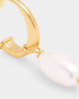 Pearl Lustre Hoop Earrings - Katie Loxton