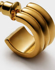 Hanna Waterproof Gold Huggie Hoop Earrings - Katie Loxton