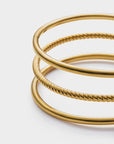 Laia Waterproof Gold Bangle - Katie Loxton